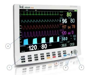 مانیتور علائم حیاتی Cardioset ARAD P10 2 مانیتور علائم حیاتی Cardioset ARAD P10